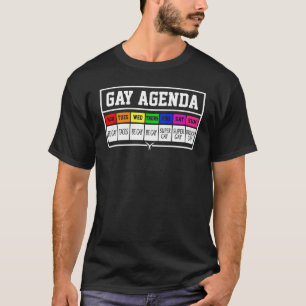 Gay Agenda Funny T-Shirt