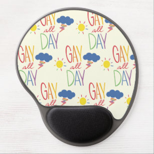 Gay all day gel mouse mat