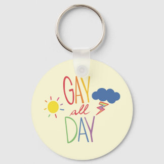 Gay all day key ring
