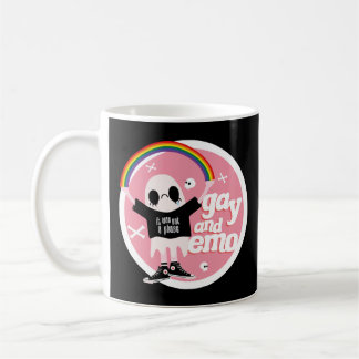 Gay and Emo Badge Coffee Mug