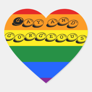 Gay and Gorgeous Sticker