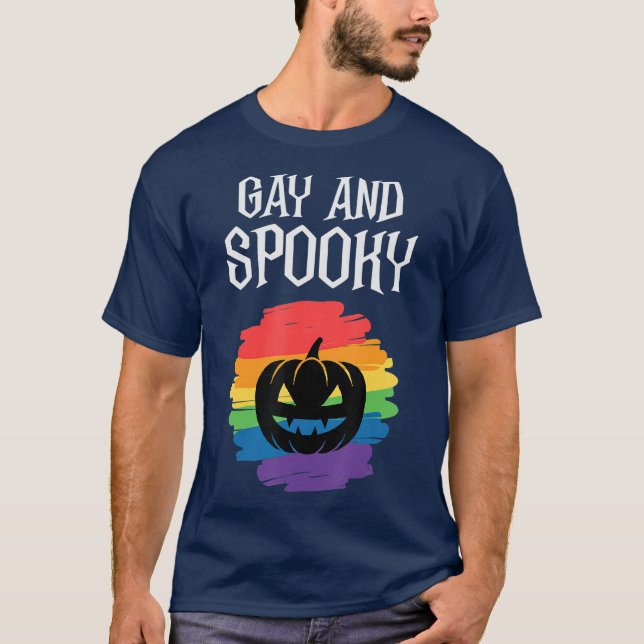 Gay And Spooky Halloween Party Costume Boys Kids T-Shirt (Front)