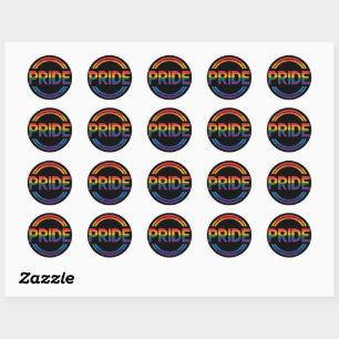 Gay and transgender Pride and equality Classic Round Sticker