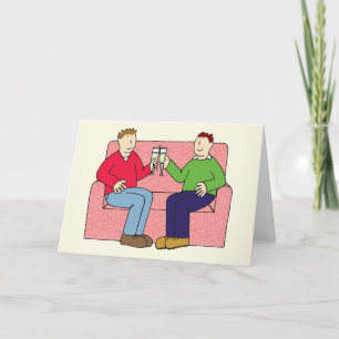 Gay Anniversary Congratulations Card