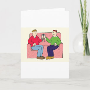 Gay Anniversary Congratulations Card