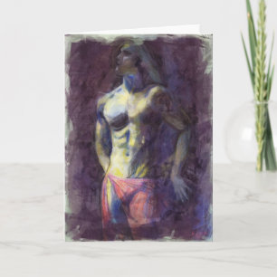 Gay Art Holiday Card