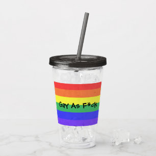 Gay As F*ck Acrylic Tumbler
