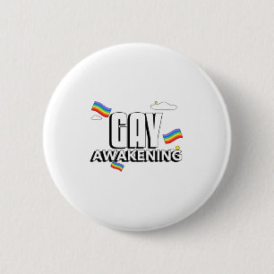 Gay Awakening 6 Cm Round Badge