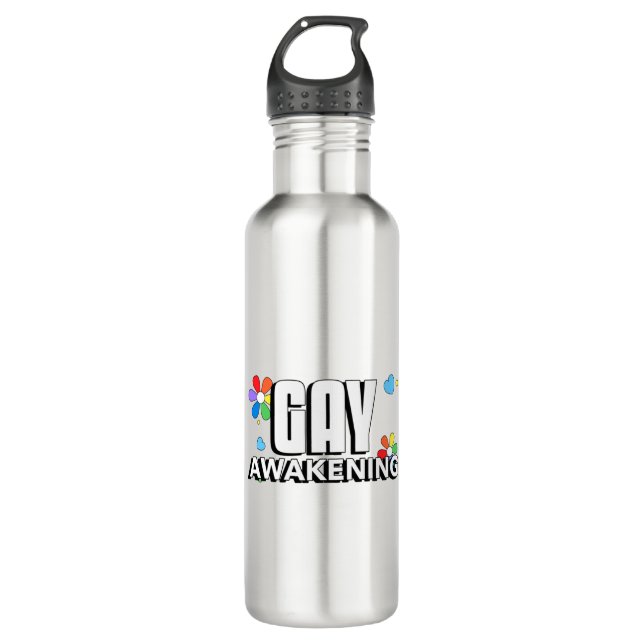 Gay Awakening 710 Ml Water Bottle (Front)