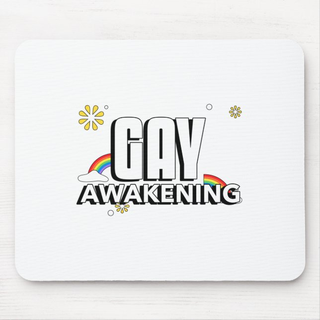 Gay Awakening Mouse Mat (Front)
