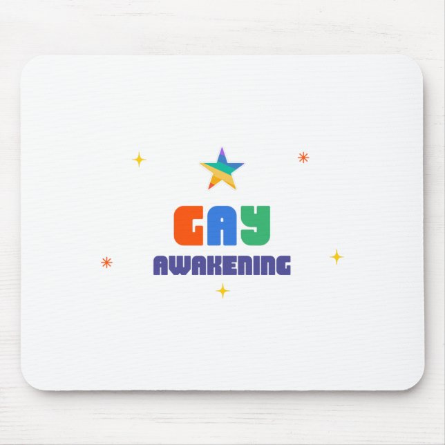 Gay Awakening Mouse Mat (Front)