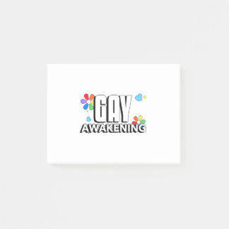Gay Awakening Post-it Notes