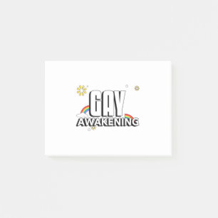 Gay Awakening Post-it Notes