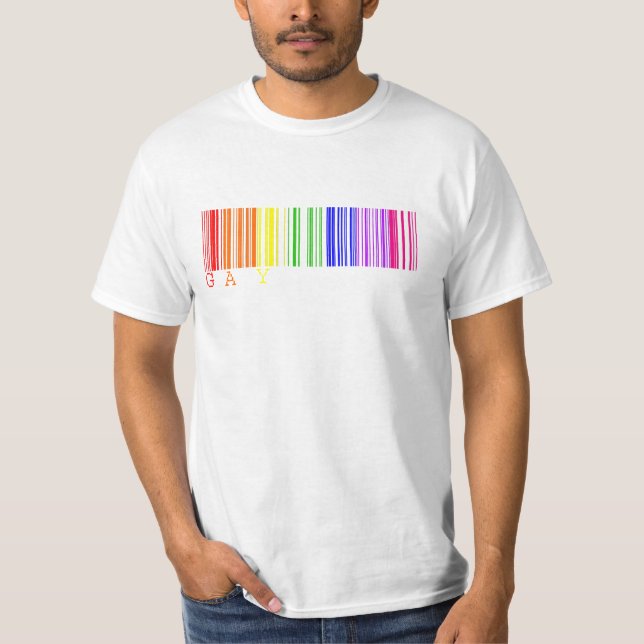 Gay Barcode Shirt (Front)