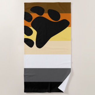 Gay Bear Brotherhood Flag Beach Towel