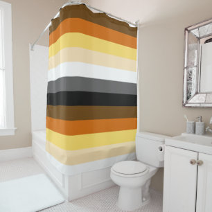 Gay Bear Brotherhood Flag Shower Curtain