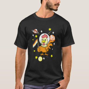 Gay Bear Chicken In Space Gay Bear Pride T-Shirt