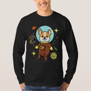 Gay Bear Corgi In Space Gay Bear Pride T-Shirt