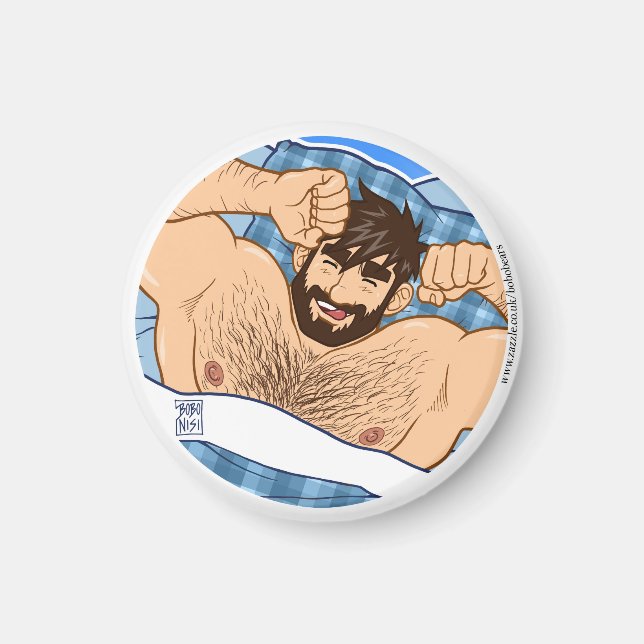 GAY BEAR MAGNET - GOOD MORNING! (Front)
