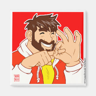 GAY BEAR MAGNET - LET'S HAVE FUN!