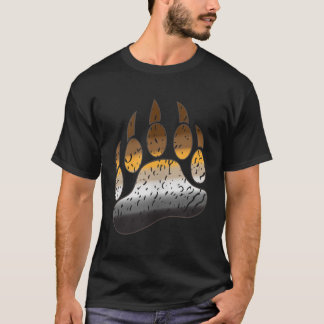 Gay Bear Paw Pride Distressed Tank Top