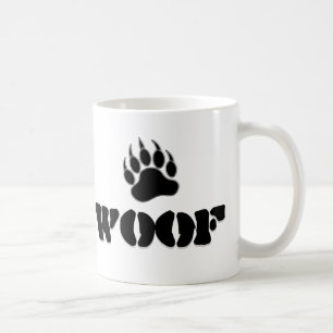 Gay Bear Pride Bear Paw WOOF Coffee Mug