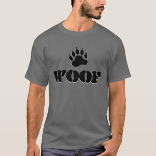 Gay Bear Pride Bear Paw WOOF T-Shirt