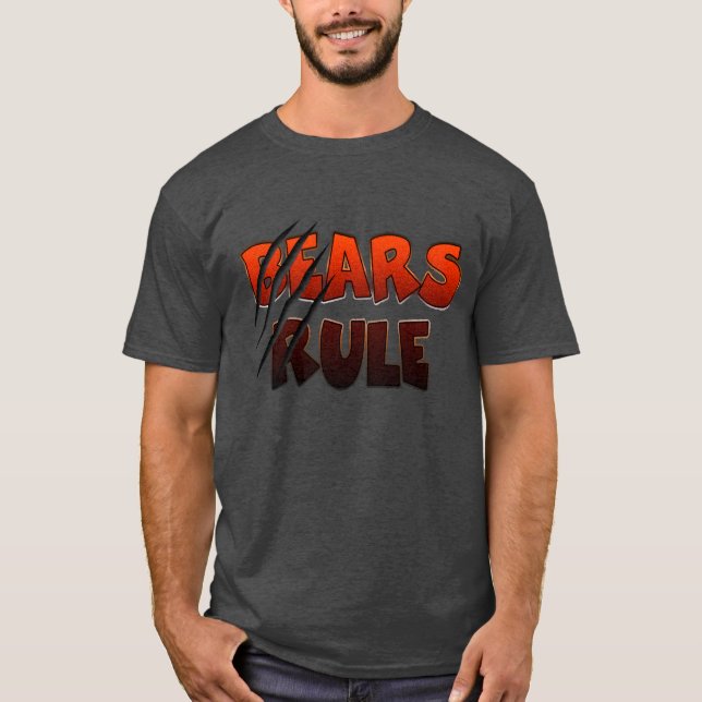 Gay Bear Pride Bears Rule T-Shirt (Front)