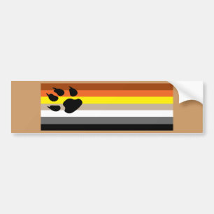 Gay bear pride bumper sticker