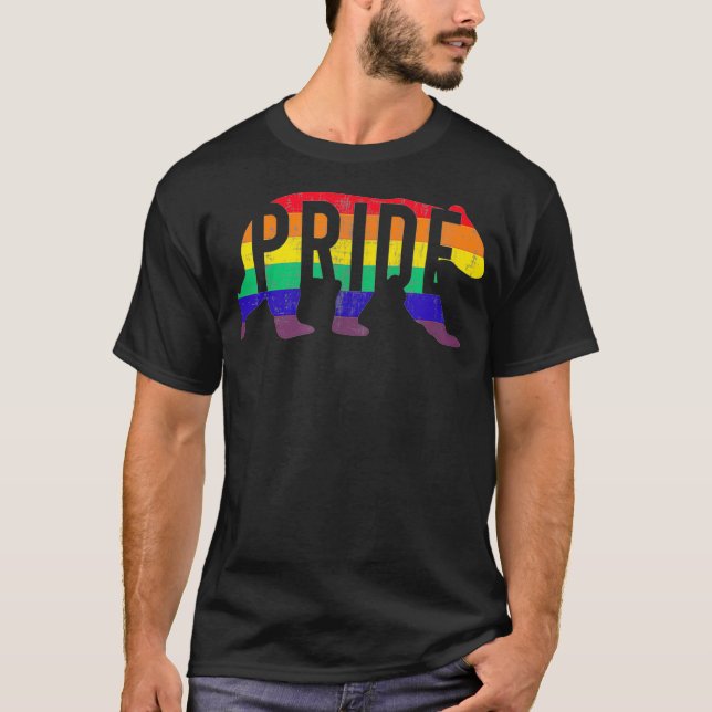 Gay Bear Pride Festival for LGBTQ  T-Shirt (Front)