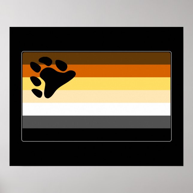 Gay Bear Pride Flag Poster (Front)