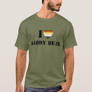 GAY BEAR PRIDE I HEART DADDY BEAR T-Shirt