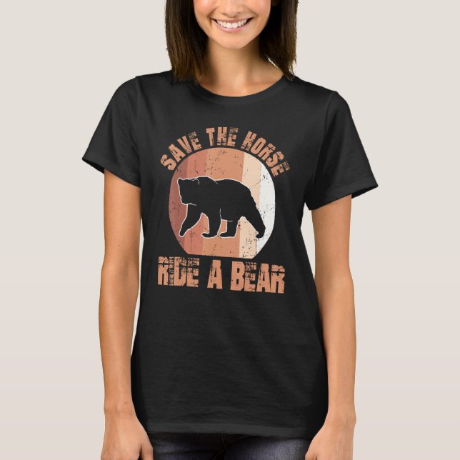Gay Bear Pride LGBT Homosexuality T-Shirt (Front)