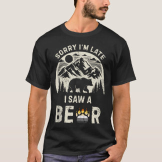 Gay Bear Pride Retro Hiking Funny Paw T-Shirt
