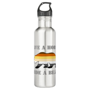Gay Bear Pride Save A Horse Ride A Bear 710 Ml Water Bottle