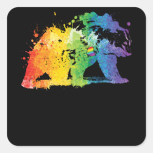 Gay Bear Pride Square Sticker
