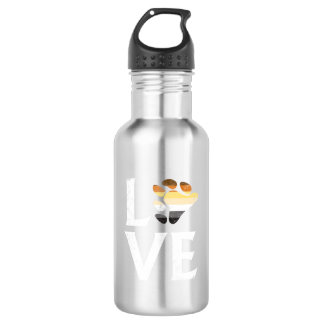 Gay Bear Pride Stacked Love 532 Ml Water Bottle