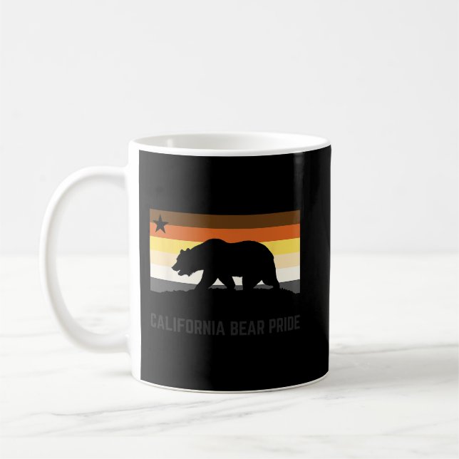 Gay Bear Pride Subculture California Flag LGBTQ 21 Coffee Mug (Left)