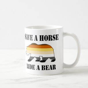 Gay Bear Save a Horse Ride a Bear Coffee Mug