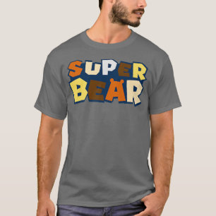 Gay Bear Shirt with Bear Pride Flag Super Bear Gay