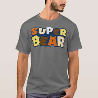 Gay Bear Shirt with Bear Pride Flag Super Bear Gay