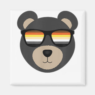Gay Bear Sunglasses logo Magnet