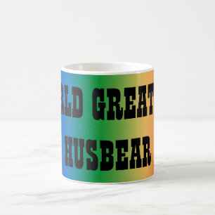GAY BEAR WORLD GREATEST HUSBER BEAR PAW COFFEE MUG