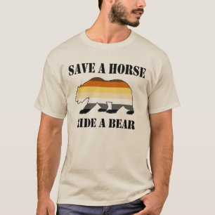 Gay Bears Save a Horse Ride a Bear T-Shirt