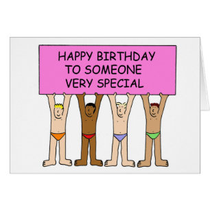 Gay Birthday Men in Underpants