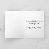 Gay Birthday Wish for Boyfriend, Hearts Card (Inside)