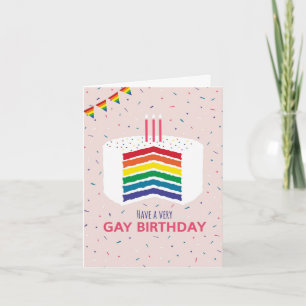 Gay Birthday Wish for Life Partner Card