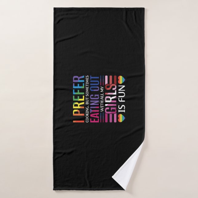 Gay Bisexual Pride Flag LGBTQ Bath Towel (Bath Towel)