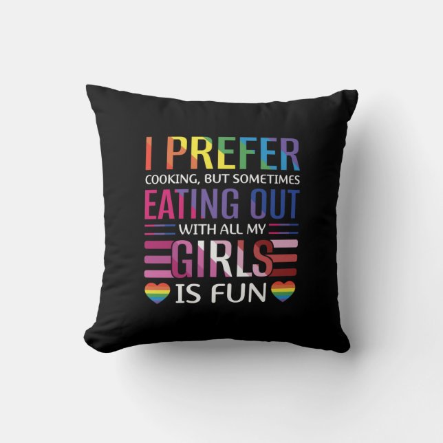 Gay Bisexual Pride Flag LGBTQ Cushion (Front)