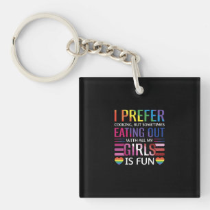 Gay Bisexual Pride Flag LGBTQ Key Ring